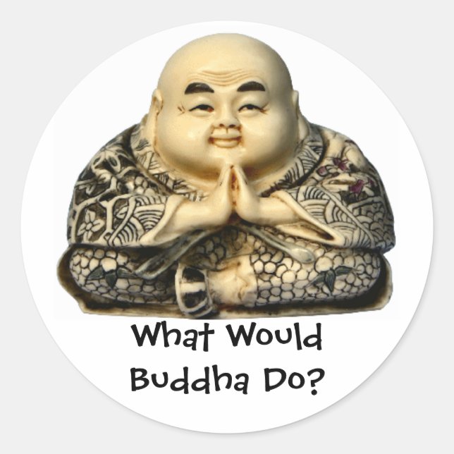 WWBD rnd.Sticker Classic Round Sticker (Front)