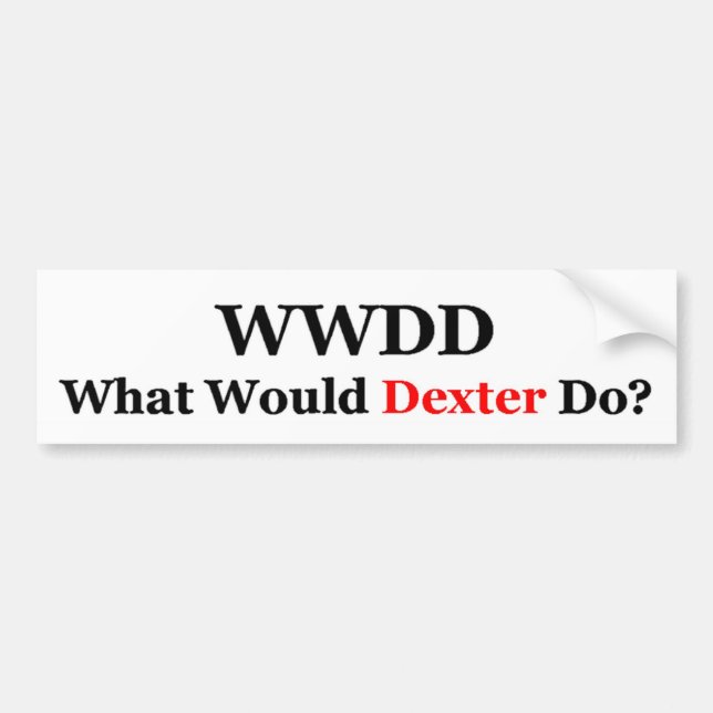 WWDD1 BUMPER STICKER (Front)