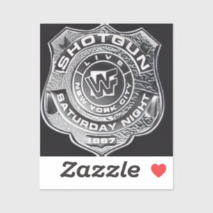 WWF Shotgun Saturday Night Sticker