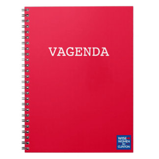 WWFC Vagenda Spiral Notebook