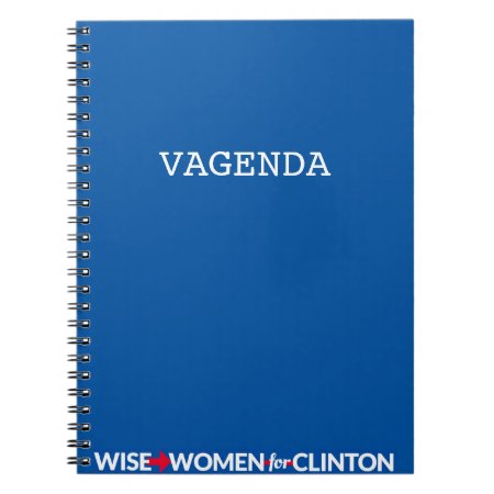 Wwfc Vagenda Spiral Notebook (blue)