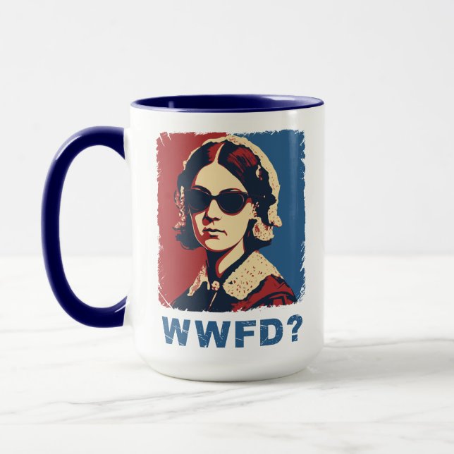 WWFD Florence Nightingale Nurse History Mug (Left)