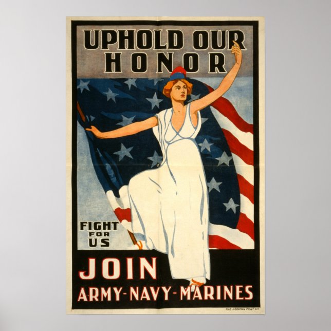 WWI American recruiting poster (Front)