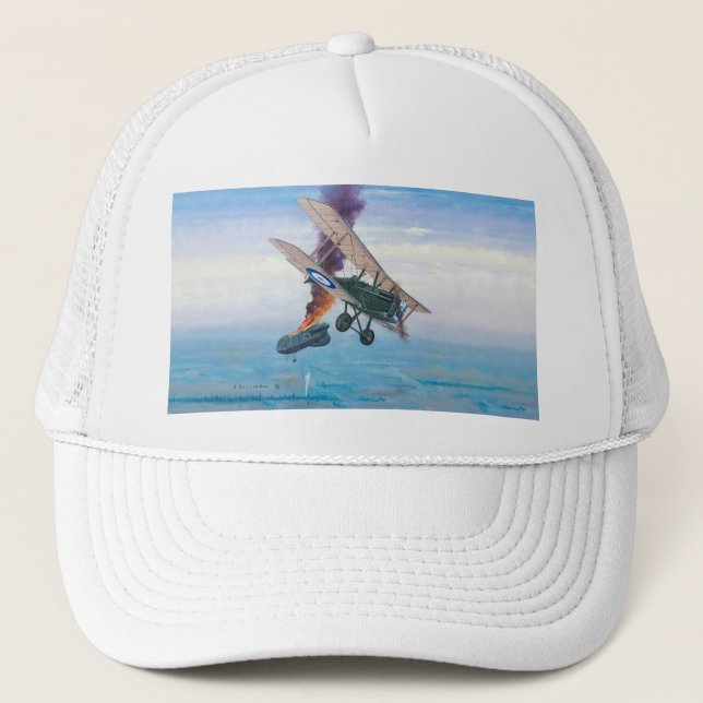 WWI Biplane Military Aviation Cap (Front)