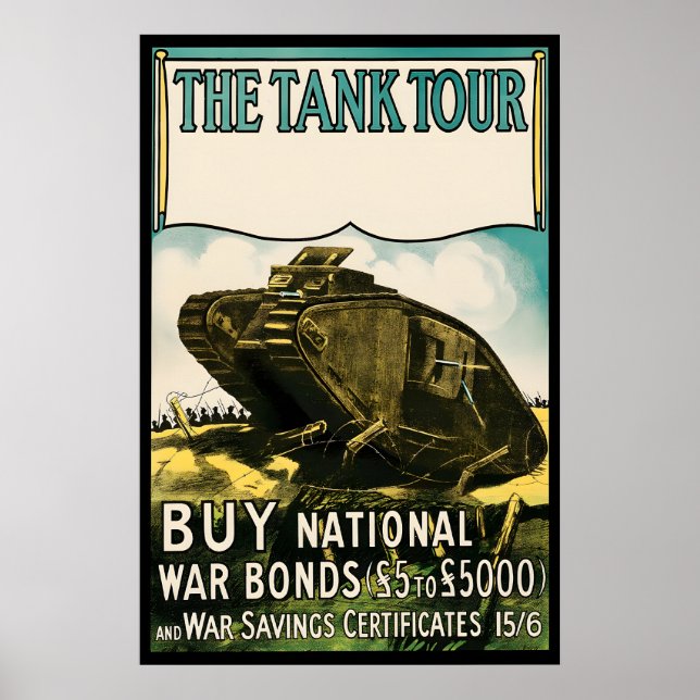 WWI British Propaganda Poster Buy War Bonds (Front)