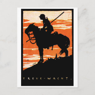 WWI German Cavalry Postcard