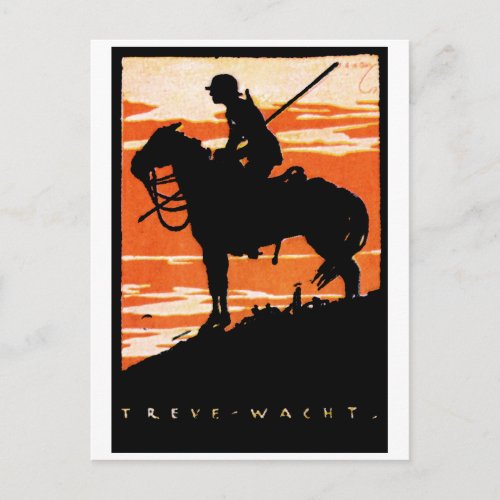 WWI German Cavalry Postcard