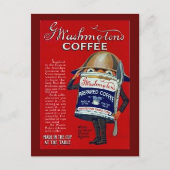 Wwi Instant Coffee Ad Postcard by hermoines at Zazzle