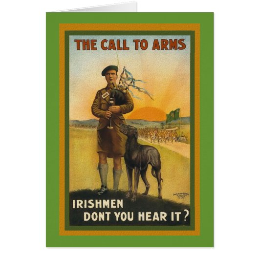 WWI Irish Recruiting Poster Cards (Front)