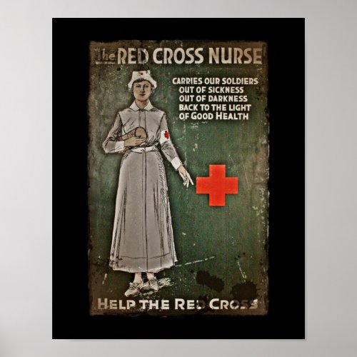 WWI Nurse Raising Funds Poster
