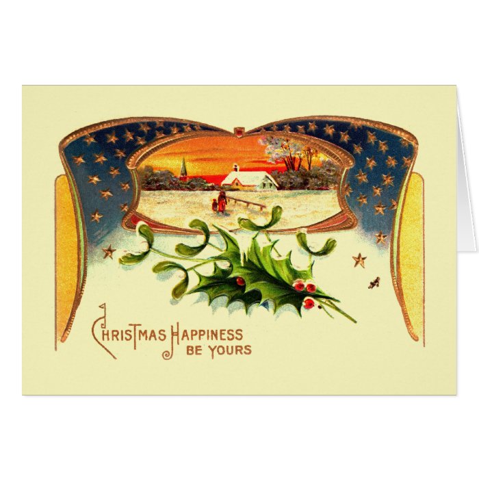 WWI Patriotic Christmas Greeting Card