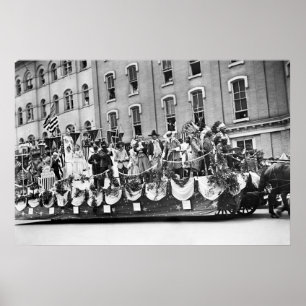 WWI Preparedness Parade, 1916 Poster