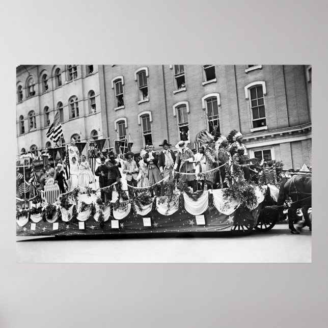 WWI Preparedness Parade, 1916 Poster (Front)