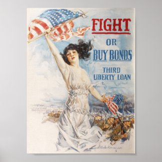 WWI Propaganda Artwork Poster