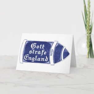 WWI Punish England Card