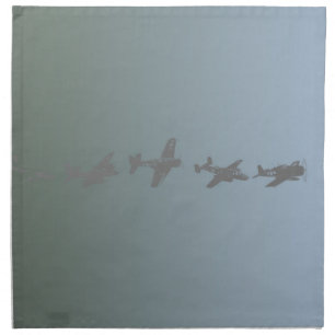 WWII Aircraft Cloth Napkin
