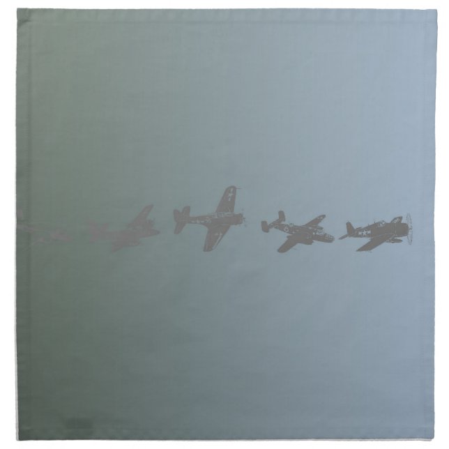 WWII Aircraft Cloth Napkin (Front)