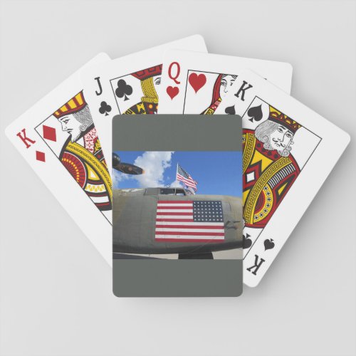 WWII airplane playing cards