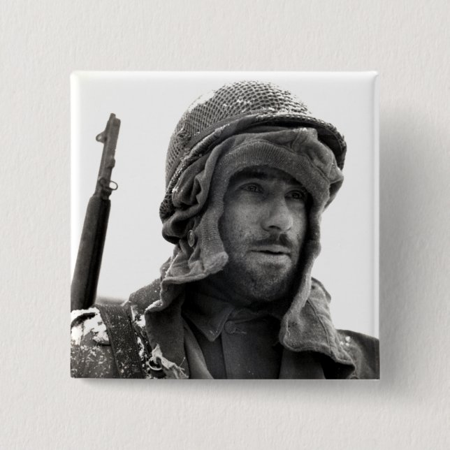 WWII American Infantryman Button (Front)