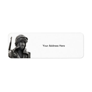 WWII American Infantryman Label