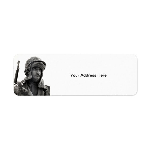 WWII American Infantryman Label (Front)