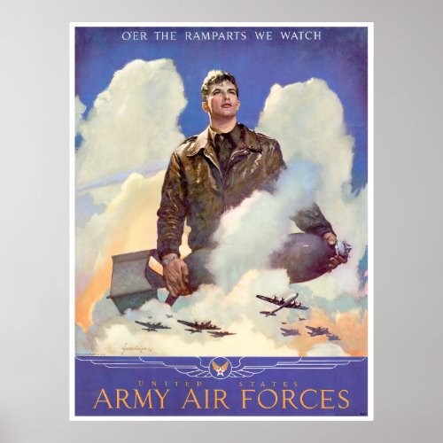 WWII Army Airforces Enlistment Poster