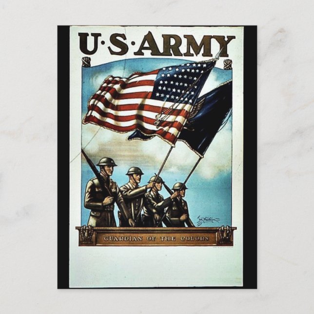 Wwii Army Recruit Postcard (Front)