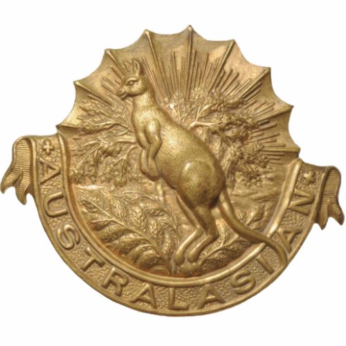 WWII Australian Skippy Hat Badge Magnet