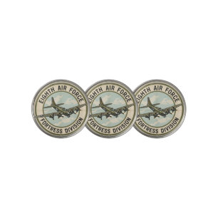 WWII B-17 Eighth Air Force Fortress Division Golf Ball Marker