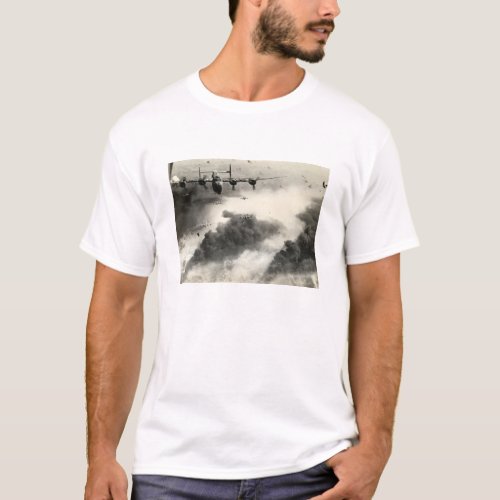WWII B_24s over Ploesti Oil Fields T_Shirt