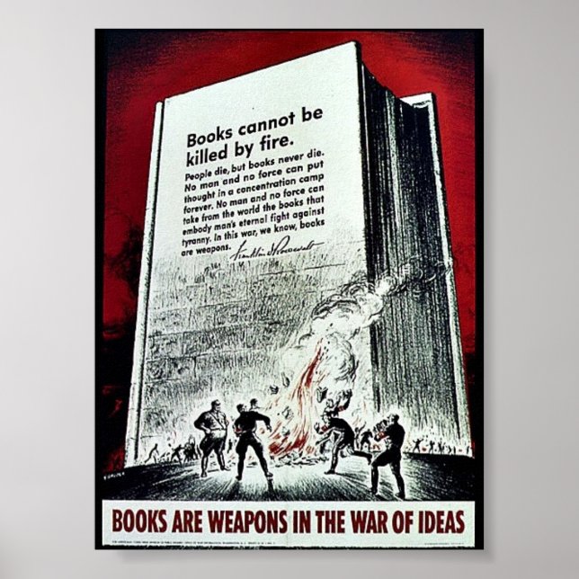 Wwii Books Poster (Front)