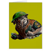 WWII bulldog dog soldier Sgt. Rover (Front)