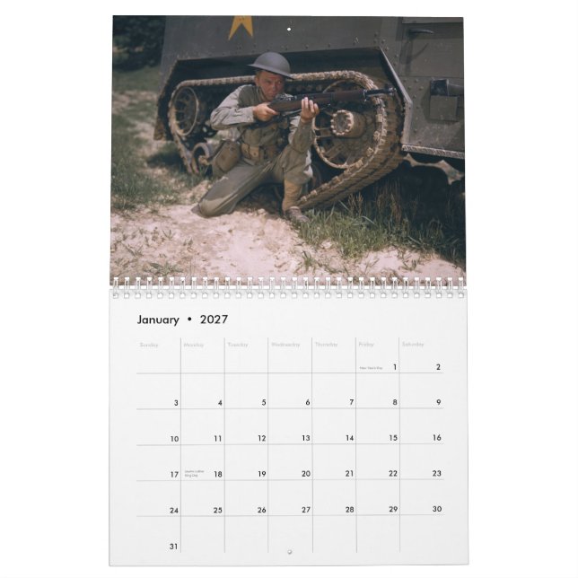 WWII Calendar - 2013 (Jan 2027)