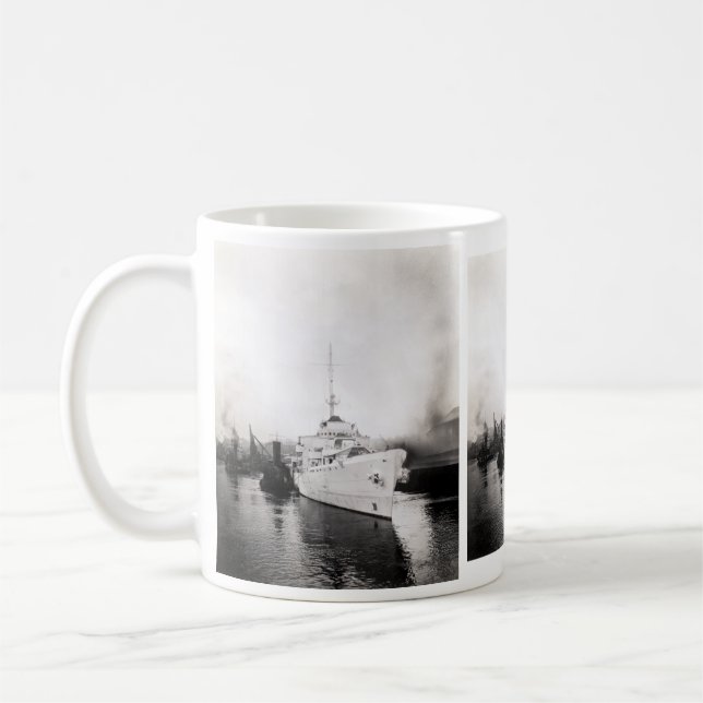 WWII Cutter Campbell Coffee Mug (Left)