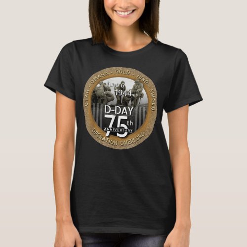 WWII D_Day 75th Anniversary T  Utah Beach Rescue T T_Shirt