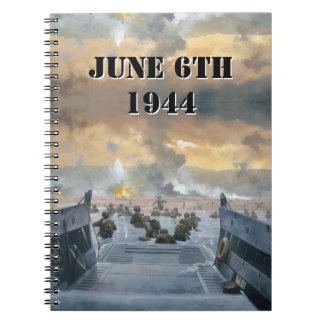 WWII D-Day Omaha Beach  Notebook