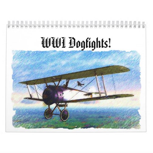 WWII Dogfights over Europe Calendar