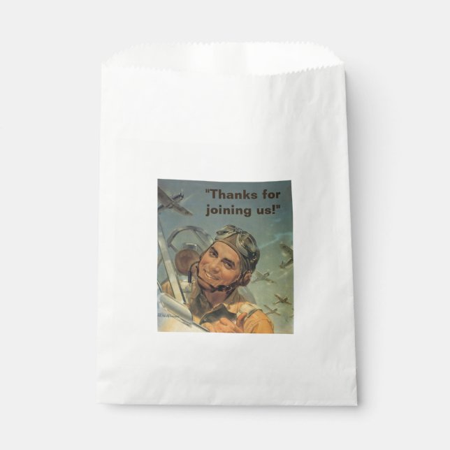 WWII Era Favor Bag (Front)