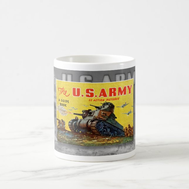 WWII ERA U.S. ARMY BOOK  COFFEE MUG (Center)