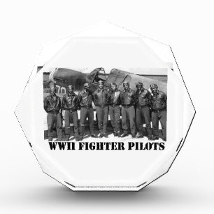 WWII FIGHTER PILOTS ACRYLIC AWARD
