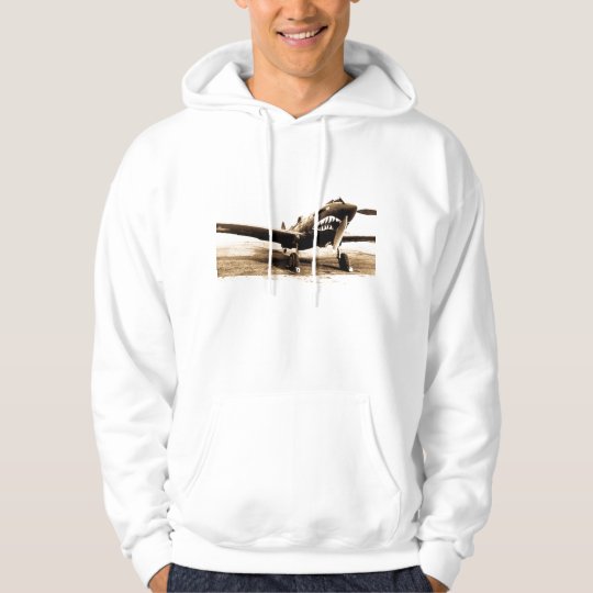 WWII Flying Tigers Curtiss P-40 Fighter Plane Hoodie