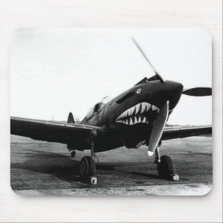 WWII Flying Tigers Curtiss P-40 Fighter Plane Mouse Pad