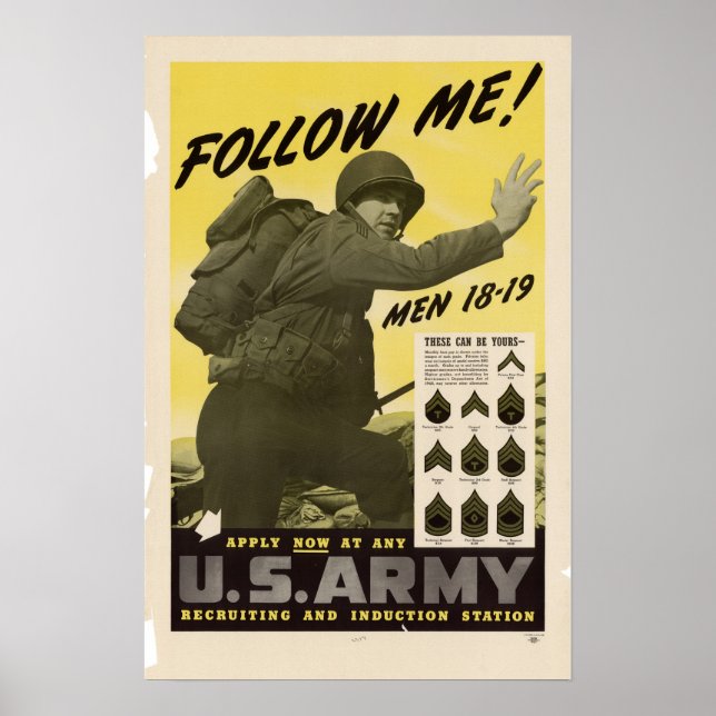 WWII Follow Me! Poster (Front)