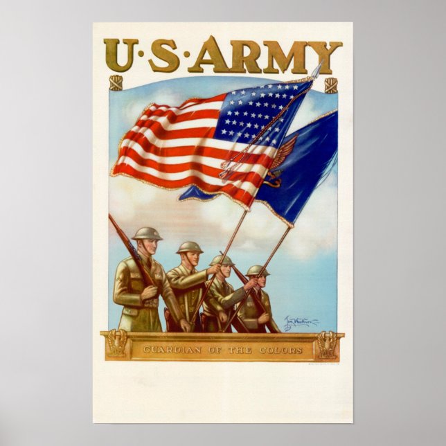 WWII Guardian of the Colors Poster (Front)