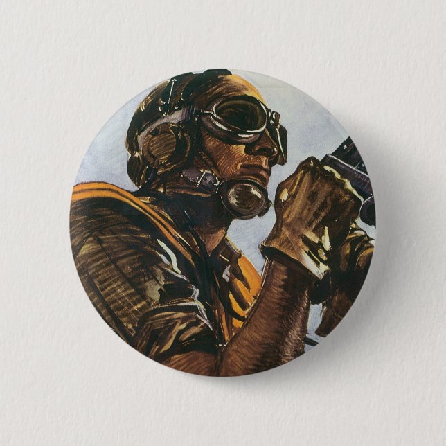 WWII Gunner Button (Front)