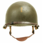 WWII Helmet Keychain<br><div class="desc">2” x 3” acrylic photo sculpture keychain with an image of a WWII helmet. See matching acrylic photo sculpture pin,  magnet,  ornament and sculpture. See the entire Patriotic 40s Keychain collection in the SPECIAL TOUCHES | Party Favors section.</div>
