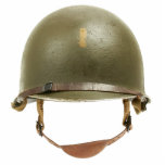 WWII Helmet Magnet<br><div class="desc">5” x 7” acrylic photo sculpture magnet with an image of a WWII helmet. See matching acrylic photo sculpture pin,  keychain,  ornament and sculpture. See the entire Patriotic 40s Magnet collection in the SPECIAL TOUCHES | Party Favors section.</div>
