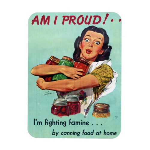 WWII Home Canning Magnet