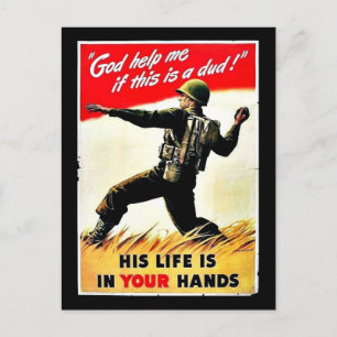 Wwii In Your Hands Postcard