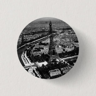 WWII Liberated Paris Pinback Button